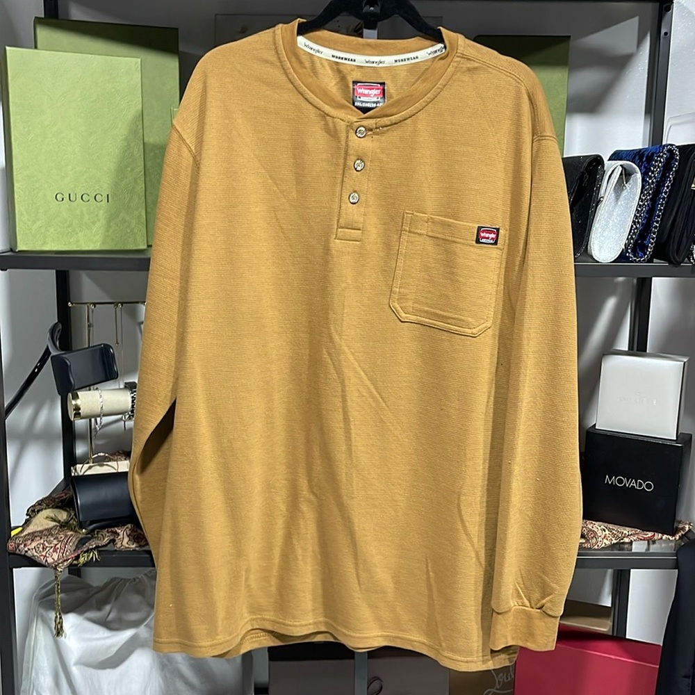 Men’s wrangler long sleeve